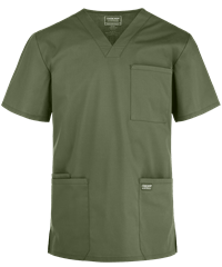 Cherokee Workwear Professionals Men's 4-Pocket STRETCH V-Neck Scrub Top