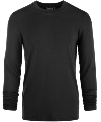 Style # CK700: BLACKCherokee Workwear Professionals STRETCH Men's Long Sleeve Knit Scrub Tee