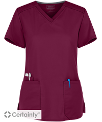 Cherokee Workwear Revolution Tech Women's 3-Pocket STRETCH V-Neck Scrub Top