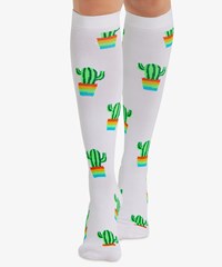 Cherokee Blooming Cactus Women's 8-12 mmHg Light  Compression Socks