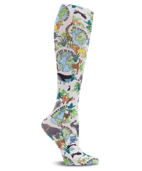 Cherokee Earth Day Women's 8-15 mmHg Comfort Support Compression Socks 