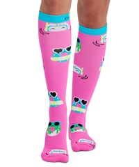 Cherokee Print Support Glazy Days Women's 8-12 mmHg Light Compression Socks 