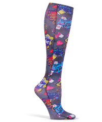 Cherokee Healthcare Heroes Women's 8-15 mmHg Comfort Support Compression Socks 