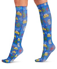 Cherokee Nacho Average Nurse Women's 8-15 mmHg Light Compression Socks 