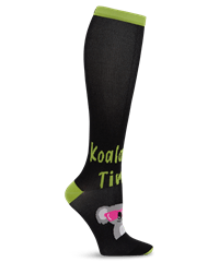 Cherokee Koala Time Women's 8-12 mmHg Print Support Compression Socks