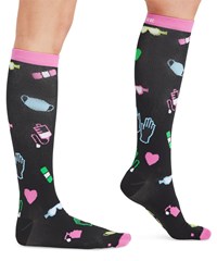 Cherokee Scrub Life Women's 8-12 mmHg Compression Socks 