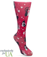 Cutieful Furever Friends Women's 10-18 mmHg Light Compression Socks