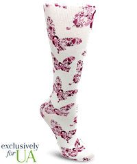 UA Exclusive Cutieful Graceful Strength Women's 10-18mmHg Compression Socks