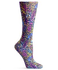 Cutieful Neon Animal Mix Women's 10-18 mmHg Light Compression Socks
