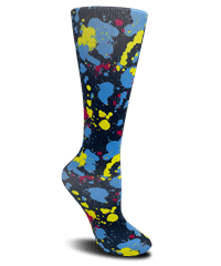 Cutieful Paint Splatter Women's 10-18 mmHg Compression Socks