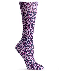 Cutieful Pink Leopard Women's 10-18 mmHg Light Compression Socks