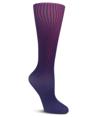 Cutieful Purple Ombre Women's 10-18 mmHg Compression Socks