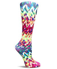 Cutieful Animal Fire Wide Calf Knit Women's 10-18 mmHg Compression Socks