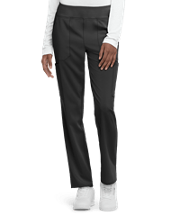 Style # D005: BLACKDickies EDS Essentials Women's 7-Pocket Elastic Waist Cargo STRETCH Scrub Pants