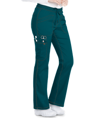 Dickies Essence Women's 4-Pocket Drawstring Cargo TALL Scrub Pants