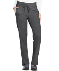 Style # D130: PEWTEDickies Dynamix Women's 5-Pocket Drawstring Cargo Scrub Pants
