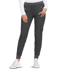 Style # D185: PEWTEDickies Dynamix Women's 6-Pocket Tapered Leg Jogger Scrub Pants