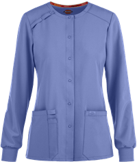 Style # D305: CEILDickies EDS Essentials Women's 2-Pocket Warm Up STRETCH Scrub Jacket 