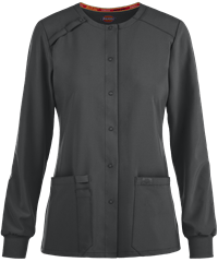 Dickies EDS Essentials Women's 2-Pocket Warm Up STRETCH Scrub Jacket 