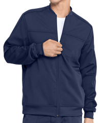 Dickies Balance Men's 5-Pocket Zip Front Scrub Jacket