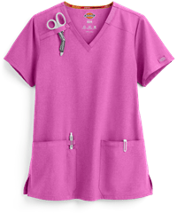 Dickies EDS Essentials Women's 2-Pocket V-Neck Scrub Top