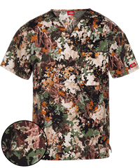 Dickies EDS Great Outdoors Men's 1-Pocket V-Neck Print Scrub Top