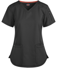 Style # D730: BLACKDickies Dynamix Women's 3-Pocket V-Neck Scrub Top
