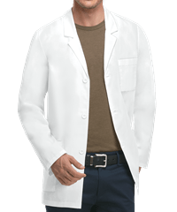 Dickies Men's 4-Pocket Notched Collar 31" Consultation Scrub Lab Coat