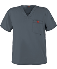 Dickies Gen Flex Youtility Men's 4-Pocket V-Neck STRETCH Scrub Top