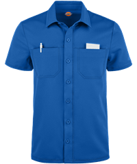Dickies Dynamix Men's 2-Pocket Button Front STRETCH Scrub Top