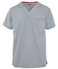 Style # D83706: GREYDickies EDS Signature Unisex 1-Pocket V-Neck Scrub Top