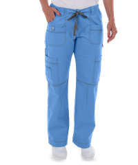 Dickies Gen Flex Youtility Women's 6-Pocket Cargo PETITE Scrub Pants