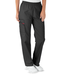 Style # D86106: BLACKDickies EDS Signature Women's 4-Pocket Classic Fit Pull-On Scrub Pants
