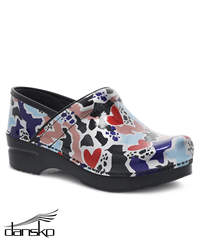 Dansko Professional Fragment Women's Patent Leather Nursing Clogs