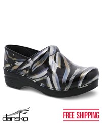 Dansko Professional Metallic Brush Women's Patent Leather Nursing Clog