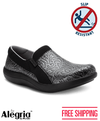 Alegria Duette Iron Women's Slip On Nursing Shoes