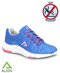 Nurse Mates Align Elin Navy/Fuchsia Women's Lace Up Athletic Nursing Shoes
