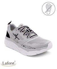 LaForst Extreme Comfort Heart Beat Gray Women's Lace Up Athletic Nursing Shoes