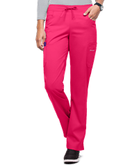 UA Flex2 Women's 7-Pocket PETITE Flat Front Cargo STRETCH Scrub Pants