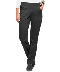 Style # F2891: BLBLUA Flex2 Women's 3-Pocket Straight Leg Yoga STRETCH Scrub Pants