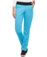 Style # F2891: TURBLUA Flex2 Women's 3-Pocket Straight Leg Yoga STRETCH Scrub Pants