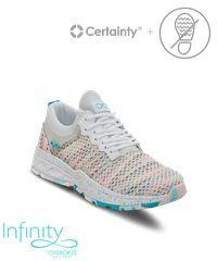 Cherokee Infinity Women's Confetti Fly Lace Up Nursing Sneakers