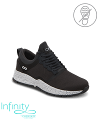 Cherokee Infinity Pewter Flecked Fly Women's Lace Up Nursing Sneaker