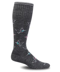 Sockwell Free Fly Charcoal Women's 15-20 mmHg Moderate Compression Socks 