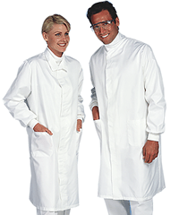 Fashion Seal Unisex 2-Pocket Fluid Resistant Scrub Lab Coat