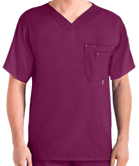 Grey's Anatomy Derek Men's 3-Pocket V-Neck Scrub Top