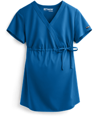 Style # GA094: ROYALGrey's Anatomy Women's 2-Pocket Maternity Mock Wrap Scrub Top