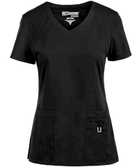 Grey's Anatomy Scrubs Active Inset V-Neck Knit Top