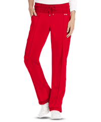 Grey's Anatomy Active Women's 4-Pocket Knit Waist Drawstring TALL Scrub Pants