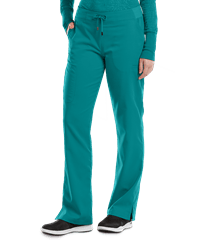 Grey's Anatomy Women's 6-Pocket PETITE Straight Leg Cargo Scrub Pants